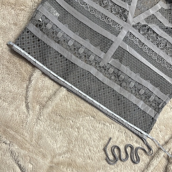 BCBGMAXAZRIA NAHLA Lace and Silk Top - Picture 6 of 7